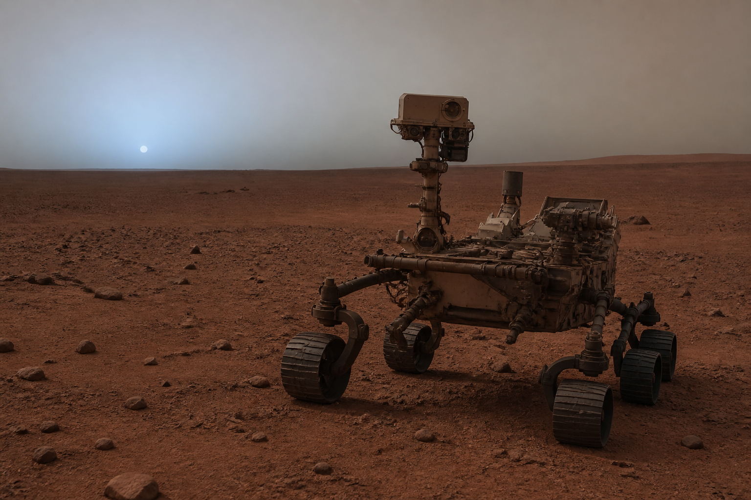 NASA'nın Curiosity Gezgini Mars'ın Sabah Işıklarını ve Gün Doğumunu Kaydetti