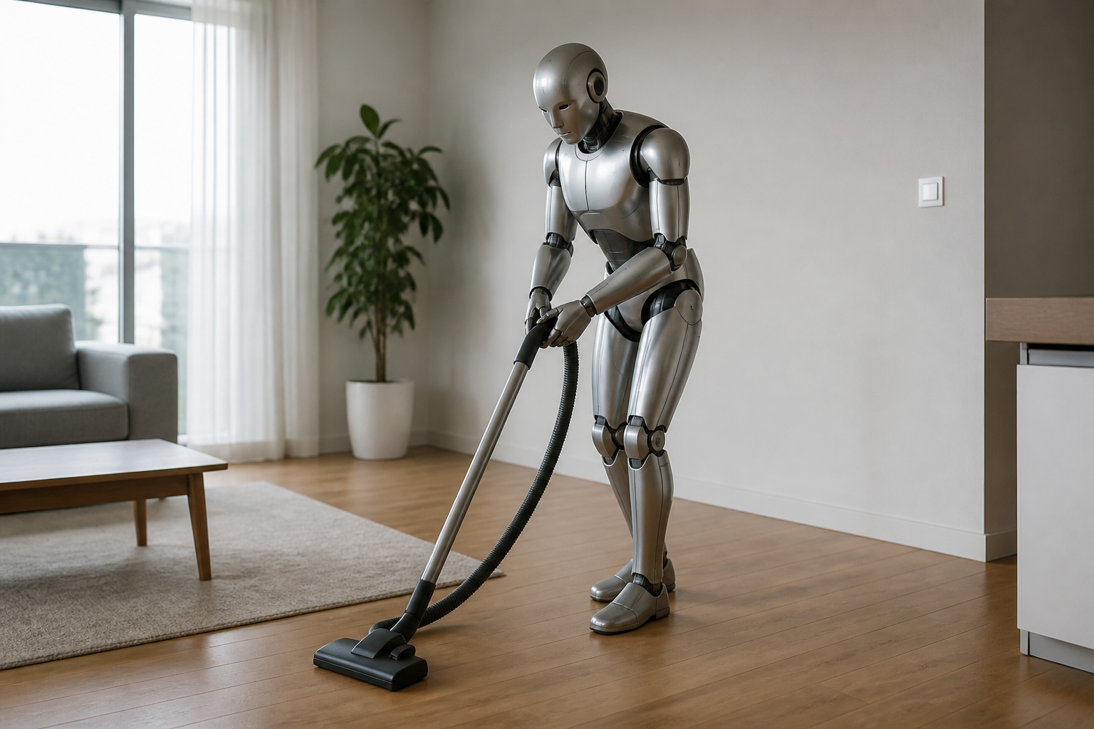 San Francisco'da Evini İnsansı Robota Temizleten Kadının Videosu Viral Oldu