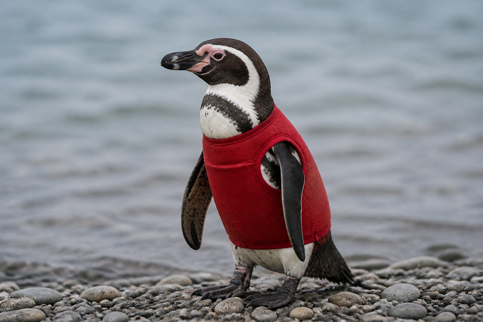 Şili'de Yaralı Humboldt Penguenleri İçin Bakır Dokulu Özel Yelekler Geliştirildi